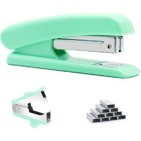 Rose Gold Acrylic Stapler, Desktop Stapler, 25 Sheet Capacity, Includes 1000 Staples and Staple Remover