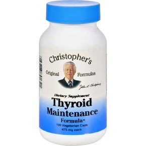 DR. CHRISTOPHER'S FORMULAS THYROID MAINTENANCE FRMLA, 100 VCAP