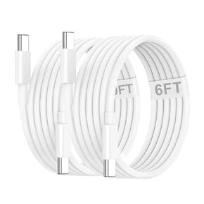 Car Carplay Charger Cable 6ft for Apple iPhone 16 Pro Max/16 Pro/15 Pro/15 Plus, 6 Foot USB A to USB C Fast Car play Charging Cord,6 Feet Type C Carplay Charger Cable for iPad Pro/Air/5th/4th/Mini/Gen
