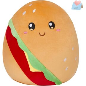 WEWILL 12‘’ Cute Tomato Bear Soft Plush Pillow Toy Birthday Christmas for Toddler Kids Boys Girls