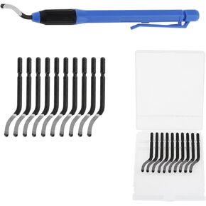 أداة قطع الأزيز مع 11 شفرة فولاذية عالية السرعة، أداة مخرطة رأس دوارة 360 درجة للنحاس والفولاذ والألومنيوم والنحاس وأنابيب PVC in Kuwait