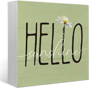 This Is Us Our Life Our Story Our Home Wooden Box Sign Desk Decor, Bedroom Decor for Couples, Daisy Decor, Spring Decor 5x5 Inch