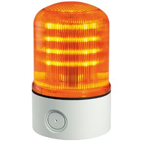 Federal Signal SLM100R Streamline Modular Multi-Pattern LED Beacon, Red, Required Base Sold Separately, Polycarbonate