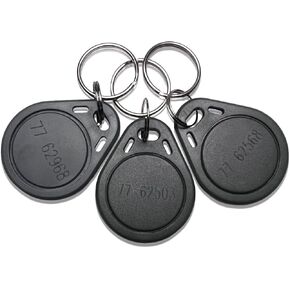 25 – 26 Bit H10301 125 KHz Proximity Thin Grey Fobs Wiegand T5577 chip. Compatible with 1386 1326 7610 1586 1391 and 1346. Works with Nearly All Access Control Systems. Free tech Support.