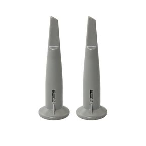 RLECS 2Pcs Universal Oscilloscope Probe Cap Protective Cap Oscilloscope Probe Accessories with Hook, Gray