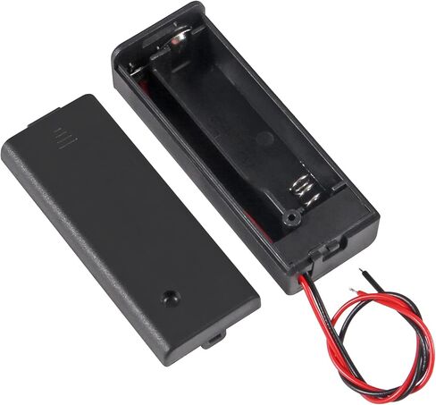 ACEIRMC 4 قطعة 8x1.5 فولت 12 فولت AA صندوق حامل البطارية مع تيار مستمر 5.5x2.1 مللي متر ذكر موصل السلكية تشغيل/إيقاف التبديل مع غطاء in Kuwait