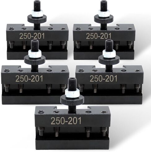 Bxa Wedge Type Quick Change Tool Post Set Plus 250-222 250-201 250-202 250-204 250-207 250-210 250-201T (BXA#1 5Pcs 250-201) in Kuwait