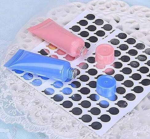 2 ورقة (240 قطعة) 9 مللي متر الفضة الألومنيوم احباط ملصق ختم للزجاجات سدادة لينة أنبوب الختم in Kuwait