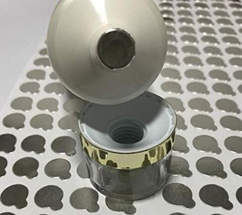 2 ورقة (240 قطعة) 9 مللي متر الفضة الألومنيوم احباط ملصق ختم للزجاجات سدادة لينة أنبوب الختم in Kuwait