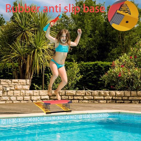XIJIXILI Gymnastics Springboard for Kids Vaulting Training Fitnes Playing, Portable Curved Spring Board, Children's Springboard Combination, Gymnastics Equipment Suitable for Vaulting and Playing Basketball in Saudi Arabia