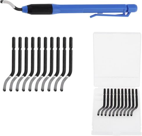 أداة قطع الأزيز مع 11 شفرة فولاذية عالية السرعة، أداة مخرطة رأس دوارة 360 درجة للنحاس والفولاذ والألومنيوم والنحاس وأنابيب PVC in Kuwait