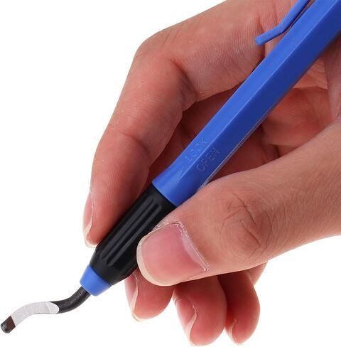 أداة قطع الأزيز مع 11 شفرة فولاذية عالية السرعة، أداة مخرطة رأس دوارة 360 درجة للنحاس والفولاذ والألومنيوم والنحاس وأنابيب PVC in Kuwait