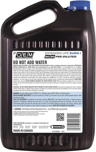 OEM Recochem 86-384OOEMGM Orange Premium Antifreeze 50/50 Extended Life Orange in Saudi Arabia