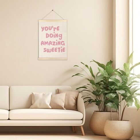 Ecezatik I Can Do Hard Things Poster Hanger Frame, Boho Classroom Decor, Inspirational Quotes Banner Posters Wall Decor for Classroom Nursery Kids Room Preschool Playroom, 12x16 Inches in Saudi Arabia