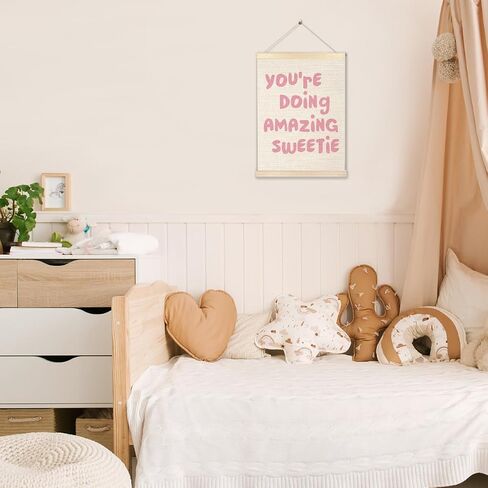 Ecezatik I Can Do Hard Things Poster Hanger Frame, Boho Classroom Decor, Inspirational Quotes Banner Posters Wall Decor for Classroom Nursery Kids Room Preschool Playroom, 12x16 Inches in Saudi Arabia