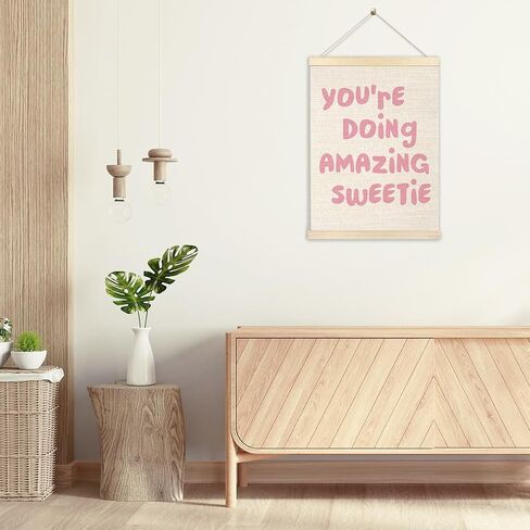 Ecezatik I Can Do Hard Things Poster Hanger Frame, Boho Classroom Decor, Inspirational Quotes Banner Posters Wall Decor for Classroom Nursery Kids Room Preschool Playroom, 12x16 Inches in Saudi Arabia