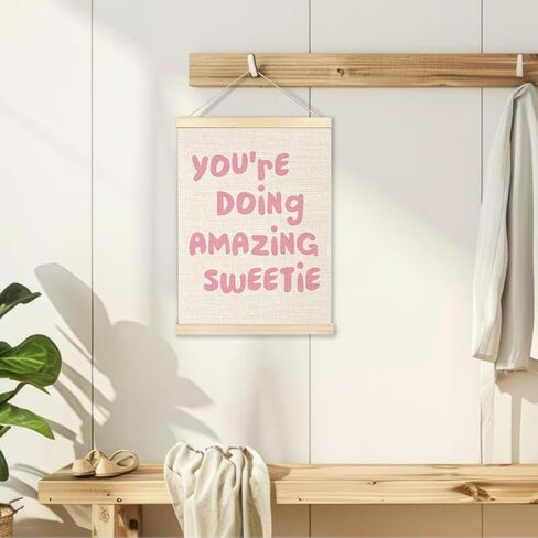 Ecezatik I Can Do Hard Things Poster Hanger Frame, Boho Classroom Decor, Inspirational Quotes Banner Posters Wall Decor for Classroom Nursery Kids Room Preschool Playroom, 12x16 Inches in Saudi Arabia