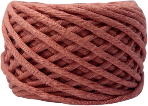 Maker's Craft Dyed Premium Quality Macrame Cord Single Strand 3Mm X 55 Yards in Ball Shape for DIY Handcrafts Macrame, Wall Hanging, Knitting & Crocheting Sustainable Cord (Baby Pink) in Saudi Arabia