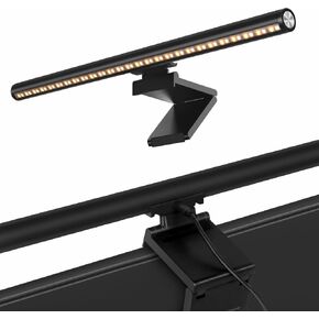 RGB Monitor Light Bar Curved Computer Monitor Lamp for Eye Caring Dual Light Source Monitor Backlight with Touch Control Timed Computer Light Bar Gaming Accessories for Home Office Game