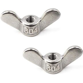 304 Stainless Steel Wing Nut Set M5 Butterfly Nut Hand Twist Fasteners Hardware 20PCS