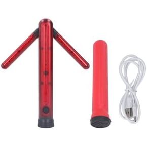 LED Road Safety with Turn Magnetic Red Light Traffic Wand Safety LED Lamp Easy Traffic Direction for Road Warning