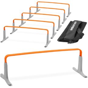 Meister ZoomFlex Agility Hurdles w/Carry Bag - Flex-Safe Modular Speed Training