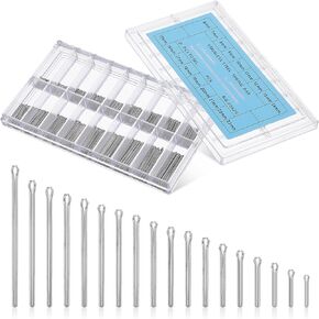 360 Pcs Watch Band Link Cotter Pins Watch Band Pins Watch Link Pins Watch Pins Replacement Kit Assortment Stainless Steel Watch Strap Bars Repair Kit for Watchmaker, 6-23mm