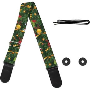 American Flag Eagle Print Guitar Straps,Stylish Acoustic Guitar Strap Set for Bass Electric Acoustic Guitars