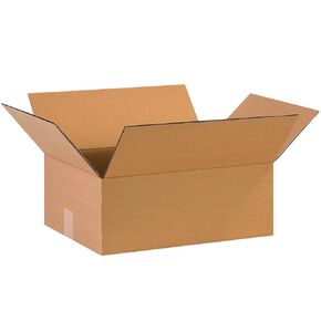 BOX USA 15 x 12 x 5 Corrugated Cardboard Boxes, Flat 15"L x 12"W x 5"H, Pack of 25 | Shipping, Packaging, Moving, Storage Box for Home or Business, Strong Wholesale Bulk Boxes