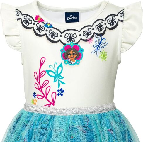 Disney Girls Short Sleeve Tulle Dress Toddler to Big Kid Sizes (2T - 18-20) in Kuwait
