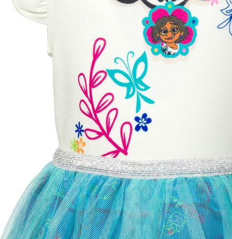 Disney Girls Short Sleeve Tulle Dress Toddler to Big Kid Sizes (2T - 18-20) in Kuwait