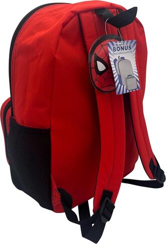 Fast Forward Marvel Spiderman 16" Backpack with Lunch Box Set - 13 Piece Bundle with Variety School Supplies Including Pencil Case, Notebook, Folders and More in Saudi Arabia
