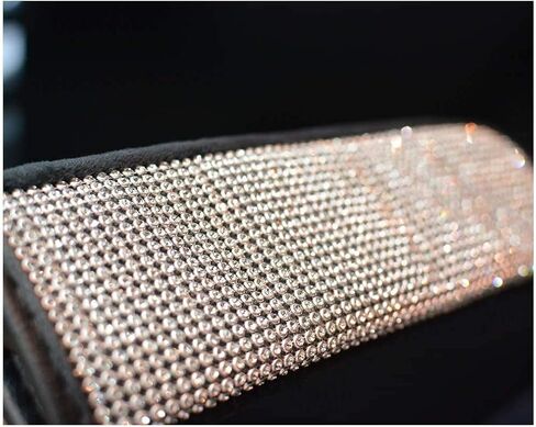 Bling Bling Seat Belt Pads for Car, Crystal Rhinestone Handbrake Cover, Diamond Shift Gear Knob Cover for Girls or Women in Saudi Arabia