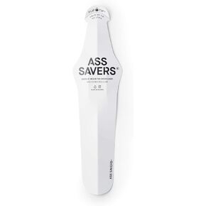 ASS SAVERS New Generation 4 Rain Fenders Flip Tip Clip On Mudguard Bicycle Fender White