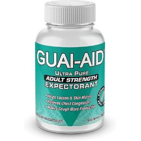 100 600mg Ultra-Pure Guaifenesin Capsules