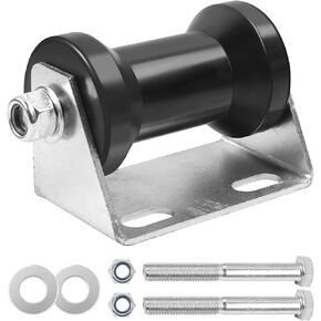 5-12 Inch Boat Trailer Rollers with Panel Brackets Assembly, Keel Roller Assembly Kit with Roller Shaft and Bracket for Boat Trailer