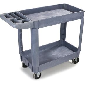 Carlisle FoodService Products UC401823 Bin Top Utility / Service Cart, 500 Pound Capacity, 40" x 17" x 33 Inch (L x W x H), Gray