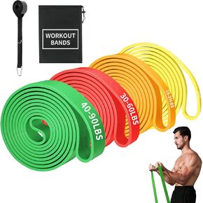 Exercise Bands Resistance Bands for Working Out,Pull Up Bands Set,at Home Workout Equipment,Workout Bands for Men and Women,Stretch Bands for Exercise,Physical Therapy,Fitness