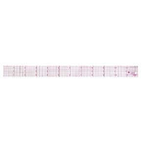 Westcott 8ths 6-Inch Beveled Transparent Ruler (B-50), Clear