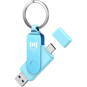 محرك فلاش MOSDART 1 تيرابايت سريع USB C مزدوج مع سلسلة مفاتيح - 2 في 1 OTG USB 3.1 Type-C Thumb Drive Memory Stick لهواتف USB-C Android وiPhone 15 وMacBook وiPad وأجهزة الكمبيوتر والمزيد، أصفر in Kuwait