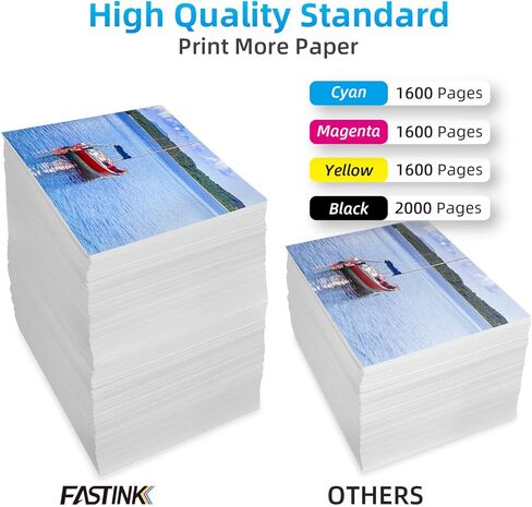 خراطيش حبر 952XL، مع استبدال رقاقة محدثة لمجموعة خراطيش الحبر HP 952XL التي تعمل مع خراطيش حبر الطابعات HP OfficeJet Pro 8710 7740 8210 8715 8720 8702 8725، 4 عبوات in Kuwait