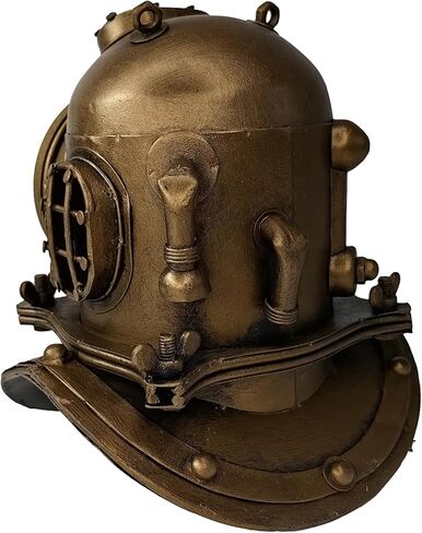 YCHTEWY-خوذة غوص معدنية على شكل ساعة مكتب ديكور منزلي إبداعي تعمل بالبطارية، للمكتب، الفندق، البار، المطعم in Kuwait