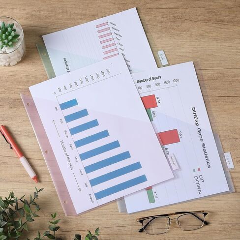 فواصل مستر بيندر مع جيوب وعلامات تبويب، 16 عبوة، ألوان متنوعة، فواصل لـ 3 مجلدات حلقية مع جيوب، فواصل جيب لـ 3 مجلدات حلقية مع علامات تبويب، وفواصل مجلد مع علامات تبويب وجيوب in Kuwait