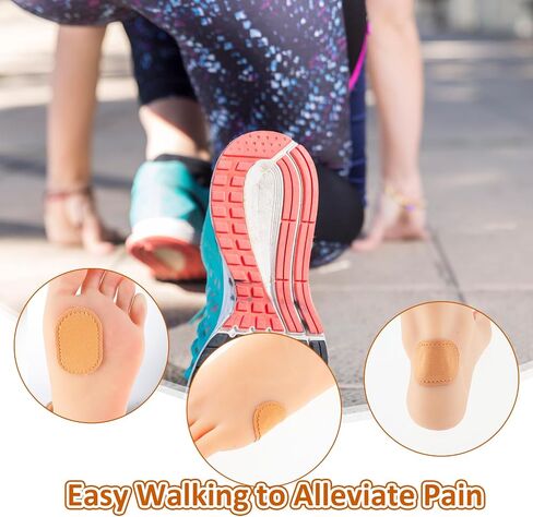 18 Pcs Corn Cushion, 1.97 Inch Adhesive Feet Heel Toe Protector Pads Corn Removers Round Cotton Padding for Women Men, Foot Care Cushions Patches Against Shoe Pressure and Friction in Saudi Arabia