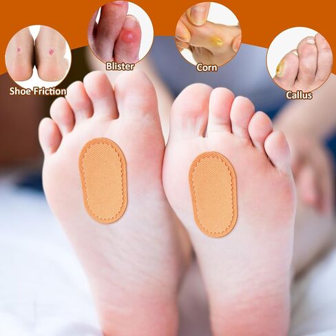 18 Pcs Corn Cushion, 1.97 Inch Adhesive Feet Heel Toe Protector Pads Corn Removers Round Cotton Padding for Women Men, Foot Care Cushions Patches Against Shoe Pressure and Friction in Saudi Arabia