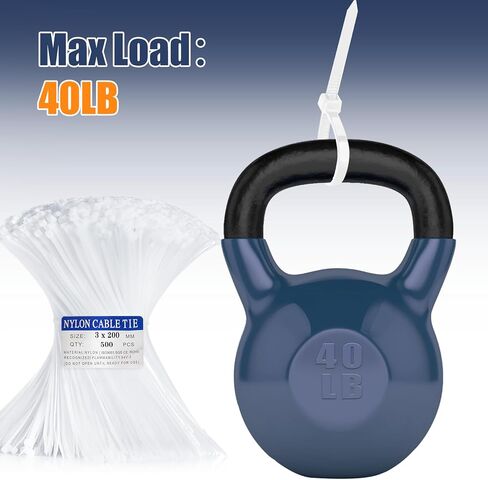 ربطات عنق بسحاب كبيرة مقاس 66 سم، 100 عبوة - أقصى حمل 200 رطل، درجة حرارة العمل 5 درجة فهرنهايت - 176 درجة فهرنهايت - أربطة أسلاك نايلون طويلة متينة وقابلة للتعديل لكل من الأماكن الداخلية والخارجية in Kuwait