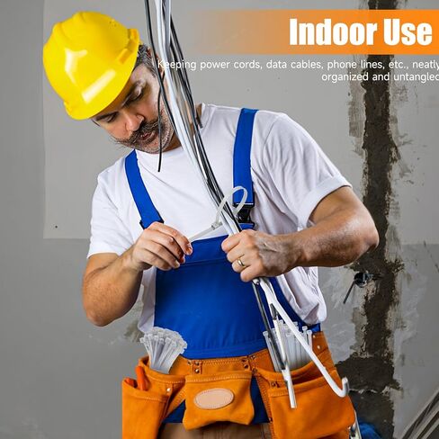 ربطات عنق بسحاب كبيرة مقاس 66 سم، 100 عبوة - أقصى حمل 200 رطل، درجة حرارة العمل 5 درجة فهرنهايت - 176 درجة فهرنهايت - أربطة أسلاك نايلون طويلة متينة وقابلة للتعديل لكل من الأماكن الداخلية والخارجية in Kuwait