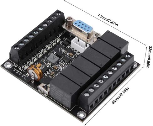 Programmable Logic Controller, DC 24V PLC Industrial Programmable Control Board FX1N-14MR Relay Controller Module for Industrial Automatic Control in Saudi Arabia