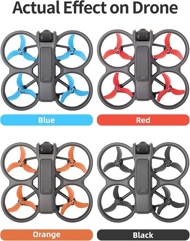 3032S Propellers Blade for DJI Avata 2 Drone Accessories,Propellers Replacement Blades Prop with Screwdriver for Avata 2 1 Pair/ 2Pairs (2 Pairs x Red) in Saudi Arabia