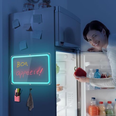 Monthlyand Weekly Magnetic Acrylic Calendar with LED Light Weekly Calendar in Kuwait